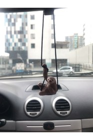 Resim EmgCraft Sallanan Tembel Hayvan Araba Süsü 