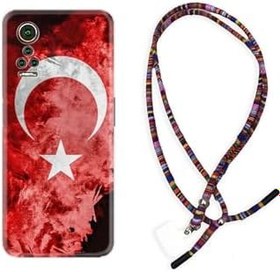 Resim kilifland General Mobile Gm22 Pro Uyumlu Rasta Ipli Boyun Askılı Desenli Silikon Şanlı Türk Bayrağı 3 1395 