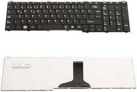 Resim Toshiba Satellite C660-1LC ile Uyumlu Klavye Türkçe Siyah 
