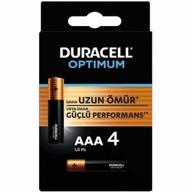 Resim Nessiworld Duracell 4Lü Optimum AAA Kalem Pil 