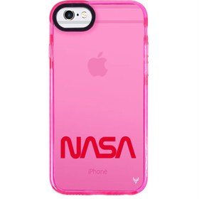 Resim iPhone 6S Plus Nasa Red Logo Telefon Kılıfı 