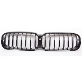 Resim Oled Garaj Bmw 5 Serisi G30 LCI 2020+ İçin Uyumlu Shadow Line Böbrek Panjur 