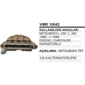 Resim Parçafix Diot Tablasi L200 300 98>ducato Kapasitorlu 504631082 