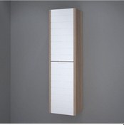 Resim Denko Mostar 35 Cm Mdf Ve Beyaz Lake Banyo Boy Dolabı, Çamaşırlık 
