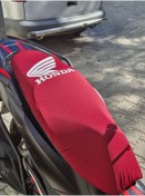 Resim Honda Pcx Tüm Yıllara Uygun Bordo Rengi Koltuk Kılıfı Scuba Kumaş Hediyeli Paket 