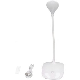 Resim Dokunmatik Led Masa Lambası, Usb İle Şarj Edilebilir, 3 Işık Modu Ve Ayarlanabilir Açı - Çocuklar, Öğrenciler, Yurtlar Ve Yatak Odaları İçin İdeal 