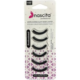 Resim Nascita Kirpik Kıvırma Aleti Yedek Lastik - Siyah 6 Adet 
