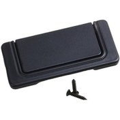 Resim Siyah Modern Görünmez Kapı Tokmağı Dolaplar Dolaplar Çekmeceler Alüminyum Alaşımlı Kollar Gizli Görünmez Kapı Tokmağı 