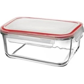 Resim Paşabahçe, Borcam, Storage Container, 780 Cc, T A Gasket Lsr Red, Single Offset Promotional Card 