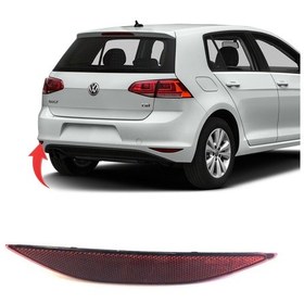 Resim Golf 7 Sol Tampon Reflektörü Karartılmış 2013-2017 5G0945105A 