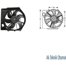 Resim Fan Motoru 12V Clio 1.4 1.5 Kango Megane 1.9 D 504626051 