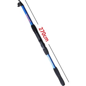 Resim Oslo Tele Spin Olta Takımı Seti Piranha Travel 270CM 50-150GR Oskar CB640 