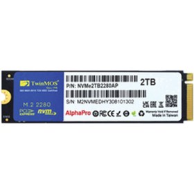 Resim TwinMOS 2 TB NVME SSD 3600/3250 (NVMe2TB2280AP) 