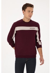 Resim U.s. Polo Assn. Erkek Plum Sweatshirt 50316354-vr177 New Plum 