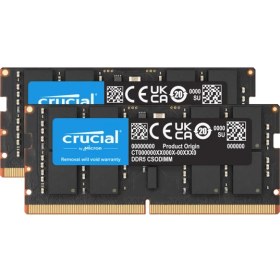 Resim Crucial 32GB (2X16) 6400MHZ CL52 Ddr5 Dizüstü Bilgisayar Ram CT2K16G64C52CS5 
