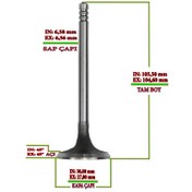 Resim SUBAP INEX STD TAKIM CIVIC 1.6 INJ D16A 16V 92-95 SPR-3128PSPR-31 