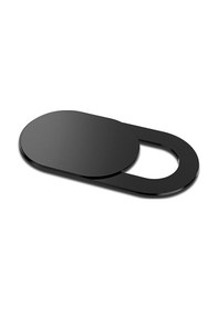 Resim Yunboo Web Kamerası Gizlilik Kapağı - Kaydırmalı Açma/kapama - Telefon/tablet/dizüstü Bilgisayar İçin - Siyah - 1 Adet 