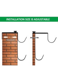 Resim Pazly 2 Adet Ayarlanabilir Havuz Askısı - 20-115mm Çit Ve Duvar İçin Lemestar, Pratik Ve Uzaktan Kontrol Edilebilir 