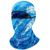 Resim Buz İpek Güneş Koruyucu Maske Erkek Hood Tam Yüz - Lacivert 