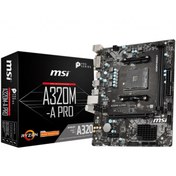 Resim MSI A320m-a Pro Amd A320 Soket Am4 Ddr4 3200(OC)mhz Matx Gaming Anakart 