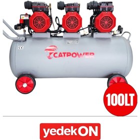 Resim Catpower Cat1103 Sessiz & Yağsız Kompresör 4hp 100lt 