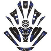 Resim GOGOPREMİUM YAMAHA R25 2019 - 2024 UYUMLU TANK PAD SET 005 