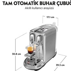 Resim Nespresso J520 Creatista Plus Süt Çözümlü Espresso Kahve Makinesi 