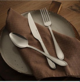 Resim Hisar Avşa 30 Parça 6 Kişilik Çatal Kaşık Bıçak Takımı Inox 