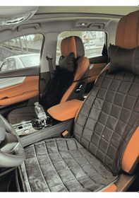 Resim Honda Fd 6 Koltuk Minder Ortopedik Cepli Araç Ve Kılıf Seti Tam Uyumlu,antrasit Renk,konforlu Tasarım 