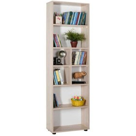 Resim Adore Mobilya Dinamik 8 Bölmeli Kitaplık - Zara 55x187x23 cm (GxYxD) 