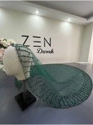 Resim ZEN DUVAK Yeşil Nakışlı Duvak 
