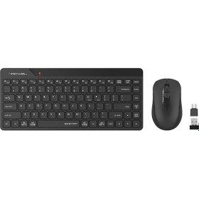 Resim A4 Tech Fg2200 Aır2 Siyah, Fstyler, 2.4ghz Kablosuz, Türkçe Q, Sessiz Klavye Mouse Set Diğer 