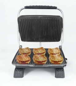 Resim Dökümix Demir Döküm Tost Makinesi Siyah + Tel Fırça 
