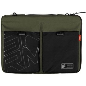 Resim Skinarma Jager Naylon Scout 14 inç Laptop Çantası - Yeşil 
