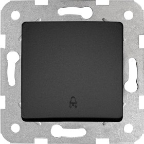 Resim Storemax Linnera Life Gece Siyahı Zil Anahtar Mekanizma ve Düğme 