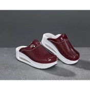Resim 20TASARIMTERLIK Bordo Renk Airmax Sabo Terlik Hemşire Terliği Doktor Terliği Medikal Sabo Terliği Klinik Sabo Terlik Air Max Hastane Terliği 