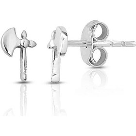 Resim Lilarote Balta Beyaz Altın Küpe 