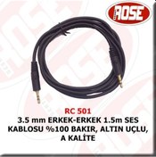Resim 3 5 Mm Erkek Erkek 1 5 Metre Ses Kablosu 
