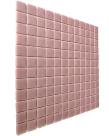 Resim MozaiKristaL Yaşam alanlarının tüm yüzeyleri için 25x25x5 mm. Açık Pembe Cam Mozaik. (1 Koli=1 m2 Fiyatıdır) 