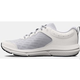Resim Under Armour Erkek Charged Assert 10 Koşu Ayakkabısı 3026175-104 Beyaz - Siyah 