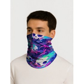 Resim Buffed Ghost Boyunluk Bandana Maske Buff Buffed 