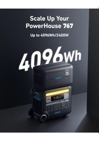 Resim Anker Powerhouse 760 Ek Taşınabilir Güç Kaynağı 2048wh 2400w - 767 İle Uyumlu Ek Batarya - A1780 Anker Türkiye Garantili 