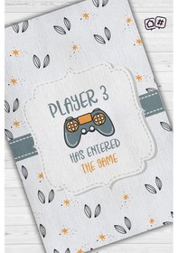 Resim Homshtag Üçüncü Oyuncu Geldi Beyaz Renk Çocuk Odası Halısı Minimal Çocuk Halısı Çok Renkli 