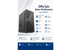 Resim Xaser Xsr1170 Intel Core i5 4570 16GB RAM 512GB SSD Ofis Bilgisayarı Masaüstü Hazır Sistem 