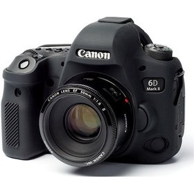 Resim Easycover Canon 6D Mark II Silikon Kılıf Ecc6D2B (Siyah) 
