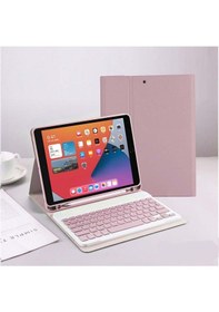 Resim Apple Uyumlu iPad Pro 4. Nesil M2 2022 11 Inç Bluetooth Klavyeli Kılıf Kalem Bölmeli Türkçe Klavye Kılıf 