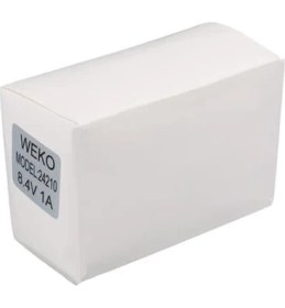 Resim Weko 7.2 Volt - 1 Amper Krokodil Uçlu Priz Tipi Yerli Üretim Akü Şarj Adaptörü 