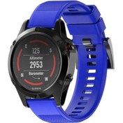 Resim Sones Fenix 5 22mm Hızlı Çıkarılabilir Silikon Saat Kordonu 