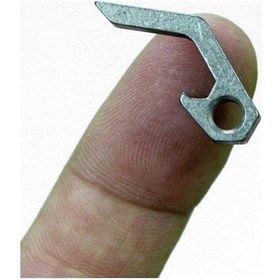 Resim Edc Mini Şişe Açacağı Anahtarlık Araçları Açık Edc Kamp Ekipmanları Cep Hafif Aletler Gümüş 