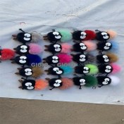 Resim Silver1 Gıoıo Yeni Gerçek Saç Kolye Sevimli Bebek Küçük Cinderblock Bebek Kolye Araba Anahtarlık (Yurt Dışından) 